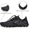 imageWateLves Water Shoes Mens Womens Barefoot Beach Swim Shoes QuickDry Aqua Socks Pool Shoes for Surf Yoga Water AerobicsFluorescent Black