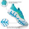 imageWateLves Water Shoes Mens Womens Barefoot Beach Swim Shoes QuickDry Aqua Socks Pool Shoes for Surf Yoga Water AerobicsFluorescent Light Blue