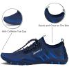 imageWateLves Water Shoes Mens Womens Barefoot Beach Swim Shoes QuickDry Aqua Socks Pool Shoes for Surf Yoga Water AerobicsFluorescent Royal Blue