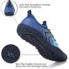 imageWateLves Water Shoes Mens Womens Barefoot Beach Swim Shoes QuickDry Aqua Socks Pool Shoes for Surf Yoga Water AerobicsGradient Blue