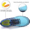 imageWateLves Water Shoes Mens Womens Barefoot Beach Swim Shoes QuickDry Aqua Socks Pool Shoes for Surf Yoga Water AerobicsGradient Blue