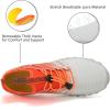 imageWateLves Water Shoes Mens Womens Barefoot Beach Swim Shoes QuickDry Aqua Socks Pool Shoes for Surf Yoga Water AerobicsGradient Gray Orange