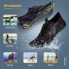 imageWateLves Water Shoes Mens Womens Beach Swim Shoes QuickDry Aqua Socks Pool Shoes for Surf Yoga Water AerobicsCBlack