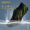 imageWateLves Water Shoes Mens Womens Beach Swim Shoes QuickDry Aqua Socks Pool Shoes for Surf Yoga Water AerobicsCBlackGreen