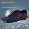 imageWateLves Water Shoes Mens Womens Beach Swim Shoes QuickDry Aqua Socks Pool Shoes for Surf Yoga Water AerobicsCDark BlueRed