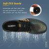 imageWateLves Water Shoes Mens Womens Beach Swim Shoes QuickDry Aqua Socks Pool Shoes for Surf Yoga Water AerobicsDBlack Gray