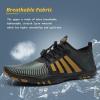 imageWateLves Water Shoes Mens Womens Beach Swim Shoes QuickDry Aqua Socks Pool Shoes for Surf Yoga Water AerobicsDBlack Gray