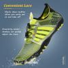 imageWateLves Water Shoes Mens Womens Beach Swim Shoes QuickDry Aqua Socks Pool Shoes for Surf Yoga Water AerobicsDFluorescent Green