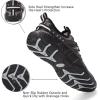 imageWateLves Water Shoes Mens Womens Beach Swim Shoes QuickDry Aqua Socks Pool Shoes for Surf Yoga Water AerobicsFBlack