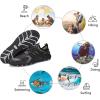 imageWateLves Water Shoes Mens Womens Beach Swim Shoes QuickDry Aqua Socks Pool Shoes for Surf Yoga Water AerobicsFBlack