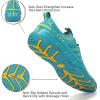imageWateLves Water Shoes Mens Womens Beach Swim Shoes QuickDry Aqua Socks Pool Shoes for Surf Yoga Water AerobicsFGreen