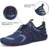 imageWateLves Water Shoes Mens Womens Beach Swim Shoes QuickDry Aqua Socks Pool Shoes for Surf Yoga Water AerobicsFNavy