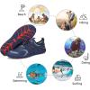 imageWateLves Water Shoes Mens Womens Beach Swim Shoes QuickDry Aqua Socks Pool Shoes for Surf Yoga Water AerobicsFNavy