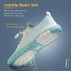 imageWateLves Water Shoes Mens Womens Beach Swim Shoes QuickDry Aqua Socks Pool Shoes for Surf Yoga Water AerobicsILunar Green