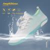 imageWateLves Water Shoes Mens Womens Beach Swim Shoes QuickDry Aqua Socks Pool Shoes for Surf Yoga Water AerobicsILunar Green