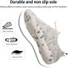 imageWateLves Water Shoes Mens Womens Beach Swim Shoes QuickDry Aqua Socks Pool Shoes for Surf Yoga Water AerobicsJKhaki Grey