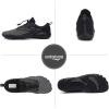 imageWateLves Water Shoes Mens Womens Beach Swim Shoes QuickDry Aqua Socks Pool Shoes for Surf Yoga Water AerobicsMblack