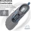 imageWateLves Water Shoes Mens Womens Beach Swim Shoes QuickDry Aqua Socks Pool Shoes for Surf Yoga Water AerobicsMgrey