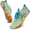 imageWater Shoes for Men Barefoot QuickDry Aqua Sock Outdoor Athletic Sport Shoes for Kayaking Boating Hiking Surfing Walking201yellowGreen