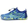 imageWater Shoes for Men Barefoot QuickDry Aqua Sock Outdoor Athletic Sport Shoes for Kayaking Boating Hiking Surfing Walking202dark Blue
