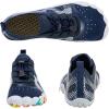 imageWater Shoes for Men Barefoot QuickDry Aqua Sock Outdoor Athletic Sport Shoes for Kayaking Boating Hiking Surfing WalkingAblueGrey