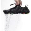 imageWater Shoes for Men Barefoot QuickDry Aqua Sock Outdoor Athletic Sport Shoes for Kayaking Boating Hiking Surfing WalkingAgreyBlack