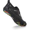 imageWater Shoes for Men Barefoot QuickDry Aqua Sock Outdoor Athletic Sport Shoes for Kayaking Boating Hiking Surfing WalkingApure Black