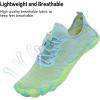 imageWater Shoes for Men Barefoot QuickDry Aqua Sock Outdoor Athletic Sport Shoes for Kayaking Boating Hiking Surfing WalkingBlueGreen