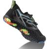 imageWater Shoes for Men Barefoot QuickDry Aqua Sock Outdoor Athletic Sport Shoes for Kayaking Boating Hiking Surfing WalkingDblackBlue