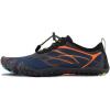 imageWater Shoes for Men Barefoot QuickDry Aqua Sock Outdoor Athletic Sport Shoes for Kayaking Boating Hiking Surfing WalkingDblueOrange