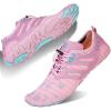imageWater Shoes for Men Barefoot QuickDry Aqua Sock Outdoor Athletic Sport Shoes for Kayaking Boating Hiking Surfing WalkingJpink