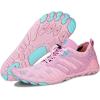 imageWater Shoes for Men Barefoot QuickDry Aqua Sock Outdoor Athletic Sport Shoes for Kayaking Boating Hiking Surfing WalkingJpink