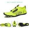 imageWater Shoes for Men Barefoot QuickDry Aqua Sock Outdoor Athletic Sport Shoes for Kayaking Boating Hiking Surfing WalkingLyg Green