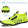 imageWater Shoes for Men Barefoot QuickDry Aqua Sock Outdoor Athletic Sport Shoes for Kayaking Boating Hiking Surfing WalkingLyg Green