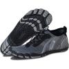 imageWater Shoes for Men Barefoot QuickDry Aqua Sock Outdoor Athletic Sport Shoes for Kayaking Boating Hiking Surfing WalkingMgrey
