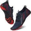 imageWater Shoes for Men Barefoot QuickDry Aqua Sock Outdoor Athletic Sport Shoes for Kayaking Boating Hiking Surfing WalkingMredBlue