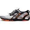 imageWater Shoes for Men Barefoot QuickDry Aqua Sock Outdoor Athletic Sport Shoes for Kayaking Boating Hiking Surfing WalkingMwhite
