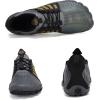 imageWater Shoes for Men Barefoot QuickDry Aqua Sock Outdoor Athletic Sport Shoes for Kayaking Boating Hiking Surfing WalkingNblackBrown