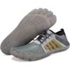 imageWater Shoes for Men Barefoot QuickDry Aqua Sock Outdoor Athletic Sport Shoes for Kayaking Boating Hiking Surfing WalkingNlight Grey
