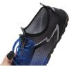 imageWater Shoes for Men Barefoot QuickDry Aqua Sock Outdoor Athletic Sport Shoes for Kayaking Boating Hiking Surfing WalkingPblackBlue