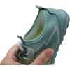 imageWater Shoes for Men Barefoot QuickDry Aqua Sock Outdoor Athletic Sport Shoes for Kayaking Boating Hiking Surfing WalkingPgreenWhite