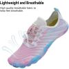 imageWater Shoes for Men Barefoot QuickDry Aqua Sock Outdoor Athletic Sport Shoes for Kayaking Boating Hiking Surfing WalkingPinkBlue
