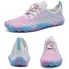imageWater Shoes for Men Barefoot QuickDry Aqua Sock Outdoor Athletic Sport Shoes for Kayaking Boating Hiking Surfing WalkingPinkBlue