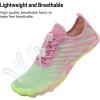 imageWater Shoes for Men Barefoot QuickDry Aqua Sock Outdoor Athletic Sport Shoes for Kayaking Boating Hiking Surfing WalkingPinkGreen