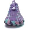 imageWater Shoes for Men Barefoot QuickDry Aqua Sock Outdoor Athletic Sport Shoes for Kayaking Boating Hiking Surfing WalkingPurple