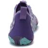 imageWater Shoes for Men Barefoot QuickDry Aqua Sock Outdoor Athletic Sport Shoes for Kayaking Boating Hiking Surfing WalkingPurple