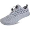 imageWateLves Wide Water Shoes Mens Womens BeachSwimAquaBarefoot Shoes Breathable ampamp NonSlip ampamp Optimal Relaxation Walking SneakersGrey