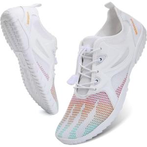 imageWateLves Water Shoes Mens Womens Beach Swim Shoes QuickDry Aqua Socks Pool Shoes for Surf Yoga Water AerobicsKGradient