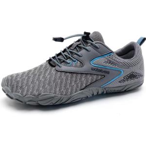 imageWateLves Water Shoes Mens Womens Beach Swim Shoes QuickDry Aqua Socks Pool Shoes for Surf Yoga Water AerobicsMgrey
