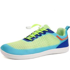 imageWateLves Wide Water Shoes Mens Womens BeachSwimAquaBarefoot Shoes Breathable ampamp NonSlip ampamp Optimal Relaxation Walking SneakersBlue Green